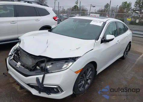 2020 Honda Civic Ex from USA, damaged, VIN 19XFC1F35LE018787